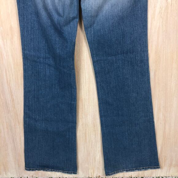 Lucky Brand Vintage Low Rise Sundown Flare Leg Y2K Dungarees Denim Jeans 10/30 - Picture 6 of 13